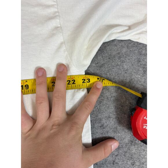 VINTAGE 90s Dont Follow The Sheep Shirt Mens XL White Graphic Jesus God Tee - Picture 3 of 9